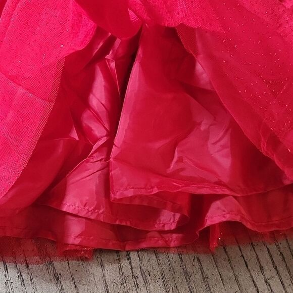 Red Christmas dress size 5 Nannette kids - Picture 3 of 9